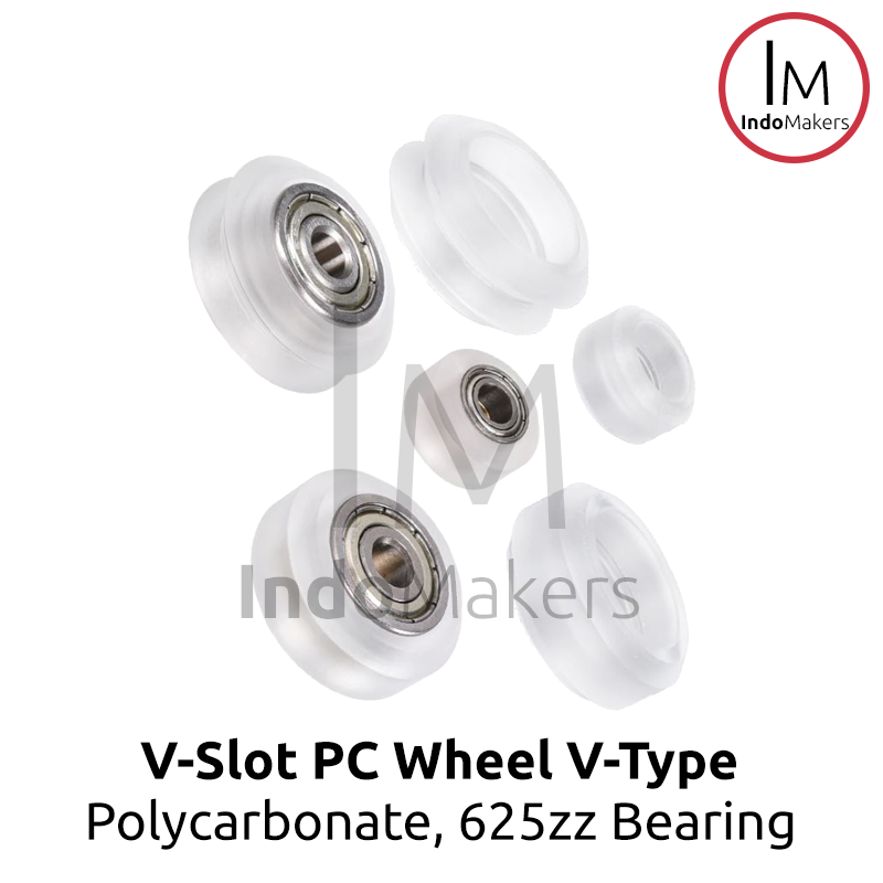 OpenBuilds CNC V-Slot PC Polycarbonate V-Wheel V-Type 625zz - Image 5