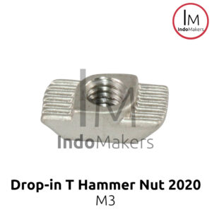 T Hammer Nut M3 Drop-In Aluminium Profile 2020 Isi10pcs