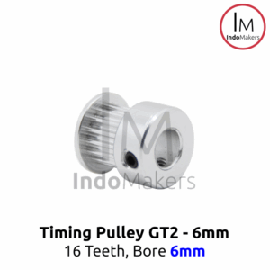 Timing Pulley GT2-6mm 16 Teeth Bore 6mm for 6mm GT2 Belt
