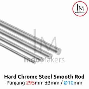 Hard Chrome Smooth Rod Panjang 295mm Diameter 10mm