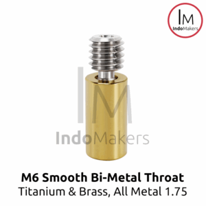 M6 / Ender3 Bi Metal Throat All-Metal Titanium Brass 1.75mm
