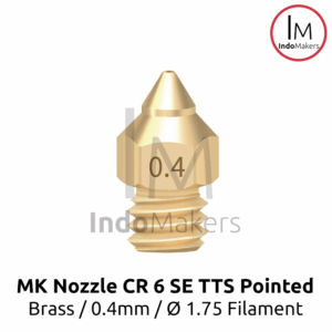 MK CR-6 SE 3D Printer Pointed Nozzle Brass 0.4mm