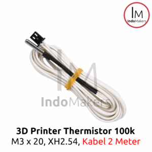 3D Printer Thermistor 100k M3 x 20 XH2.54 Connector 2 meter