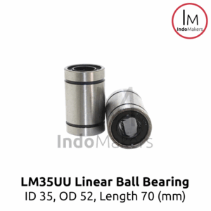 LM35UU Linear Bearing Sliding Bushing ID 35 OD 52 Length 70
