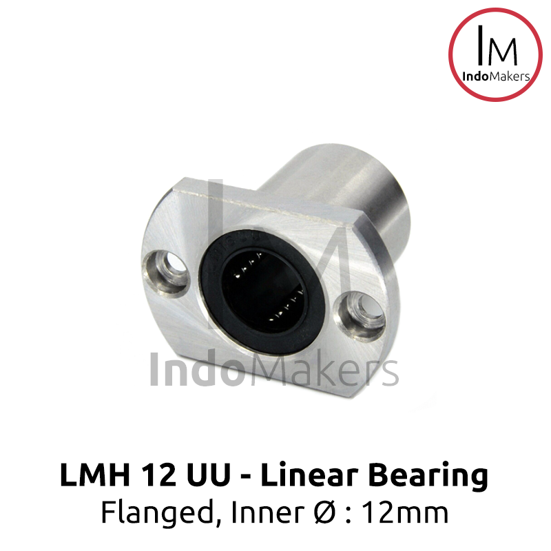LMH12UU / LMH 12 UU Linear Motion Flange Bearing - Image 2