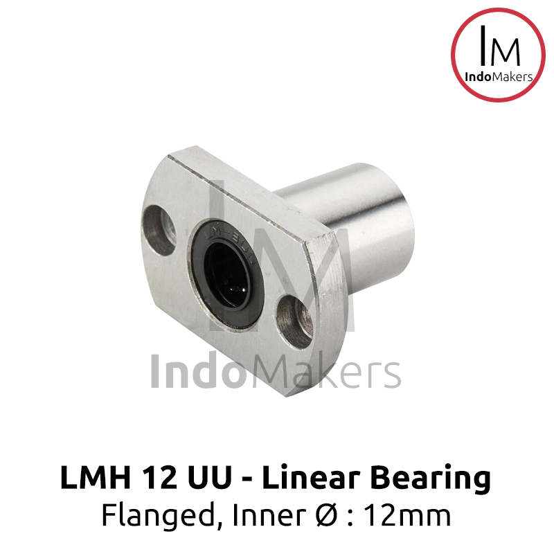 LMH12UU / LMH 12 UU Linear Motion Flange Bearing - Image 3