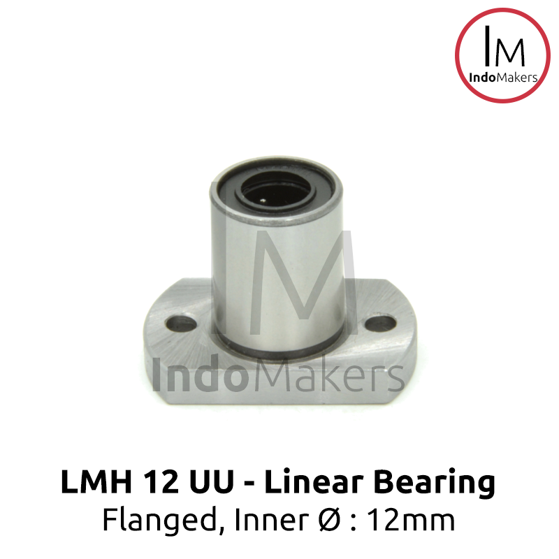 LMH12UU / LMH 12 UU Linear Motion Flange Bearing - Image 4