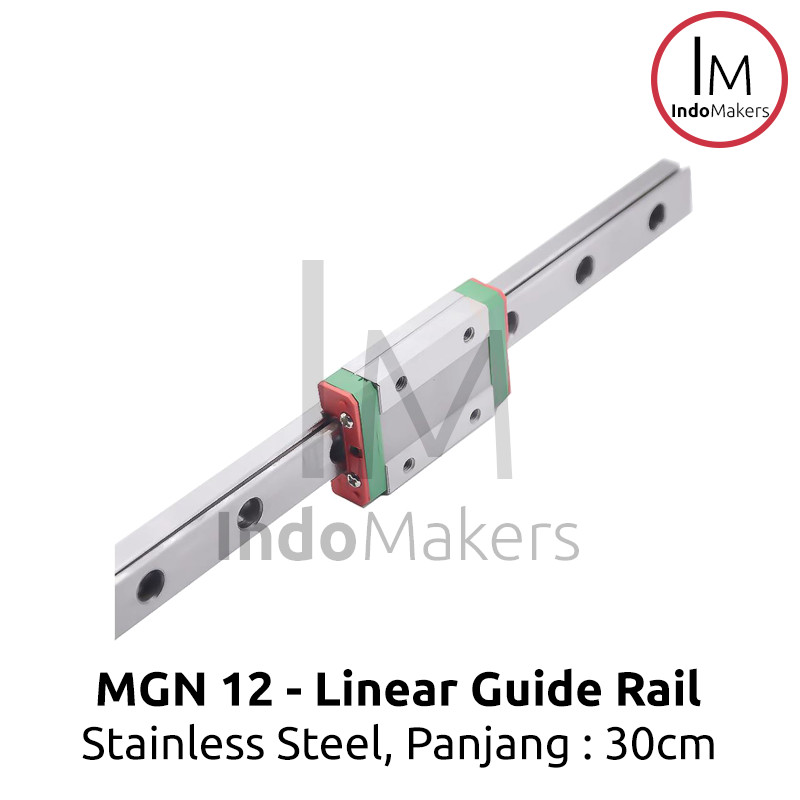 MGN12 / MGN 12 Linear Guide / Rel Linear CNC / Stainless Steel 30cm - Image 3