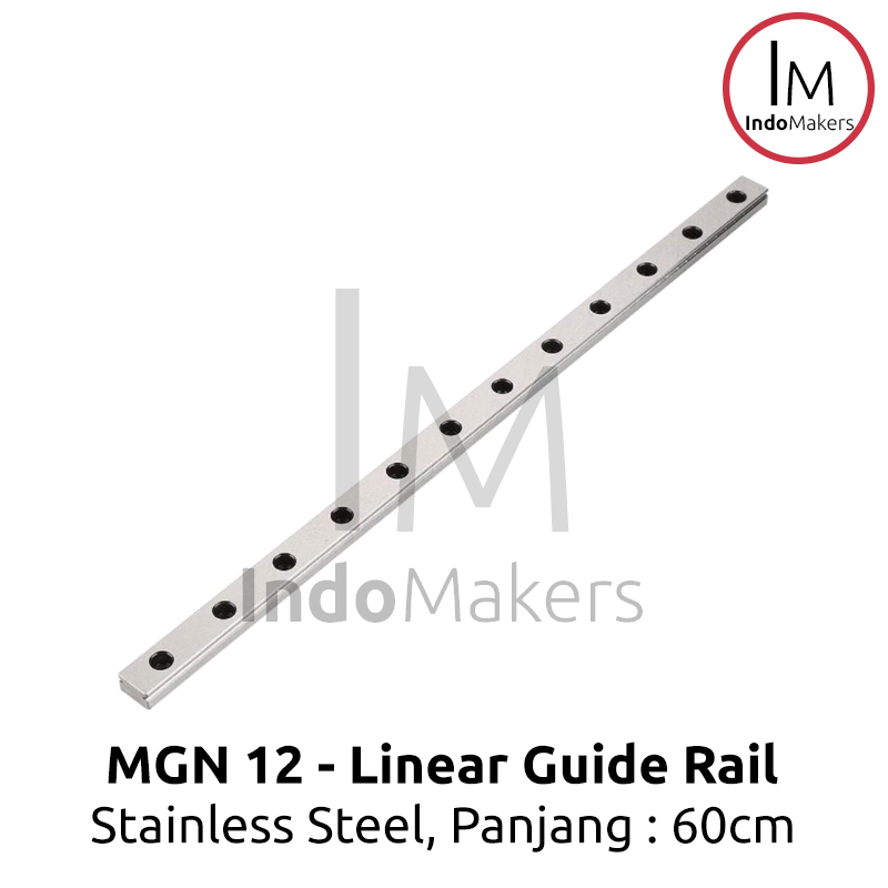 MGN12 / MGN 12 Linear Guide / Rel Linear CNC / Stainless Steel 60cm