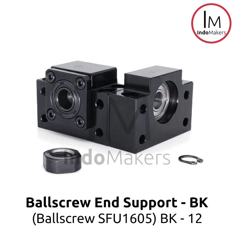 BK12 / BK 12 Ballscrew SFU1605 / SFU 1605 End Support 12mm - Image 3