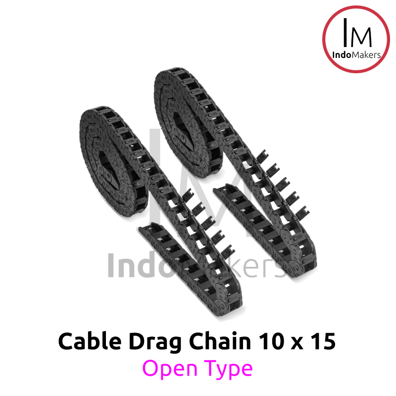 Plastic CNC Cabling Towline Cable Drag Chain 10 x 15 Open Type 1000mm - Image 2