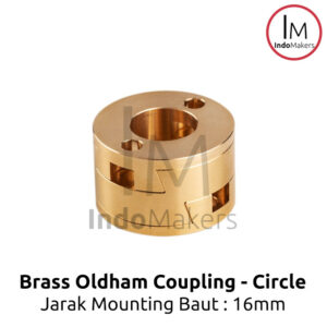 Brass Oldham Coupling T8 Z-Axis Lead Screw Shaft Coupler 16mm