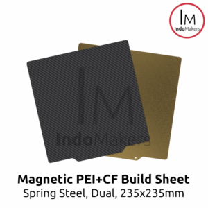 Magnetic Spring Steel Double Textured PEI / CF Platform 235x235x0.4mm