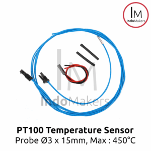High Temperature High Accuracy Sensor PT100 Stainless Probe 3x15mm