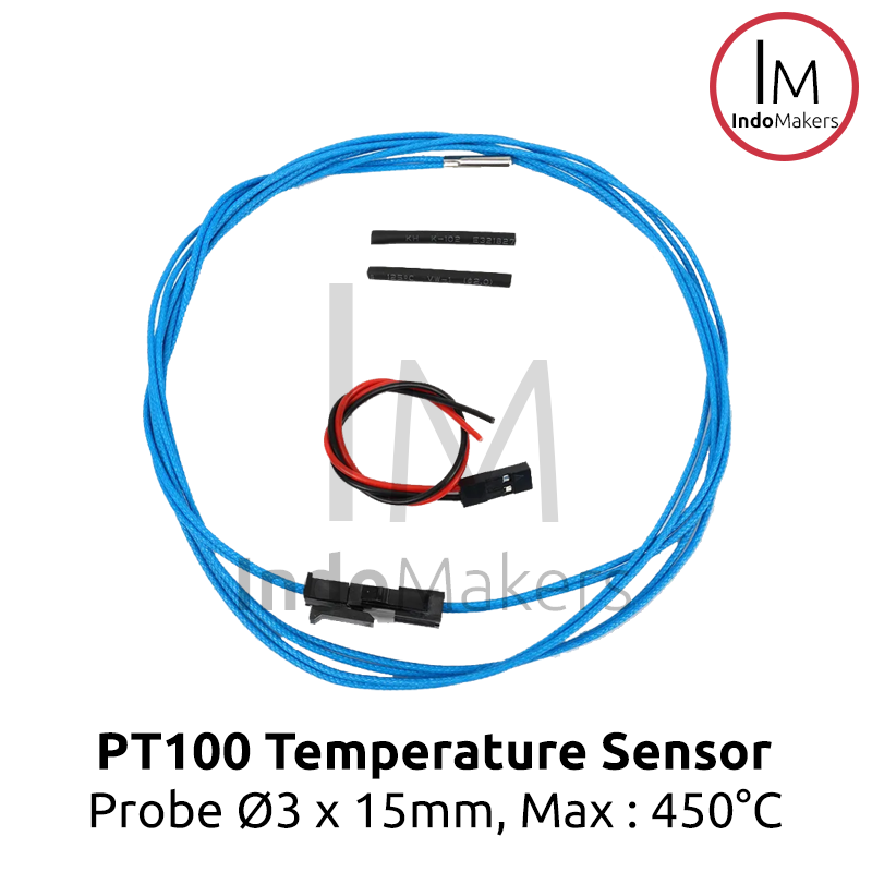 High Temperature High Accuracy Sensor PT100 Stainless Probe 3x15mm - Image 2