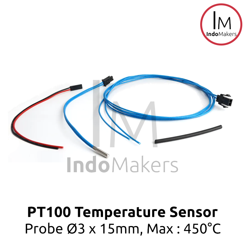 High Temperature High Accuracy Sensor PT100 Stainless Probe 3x15mm - Image 5