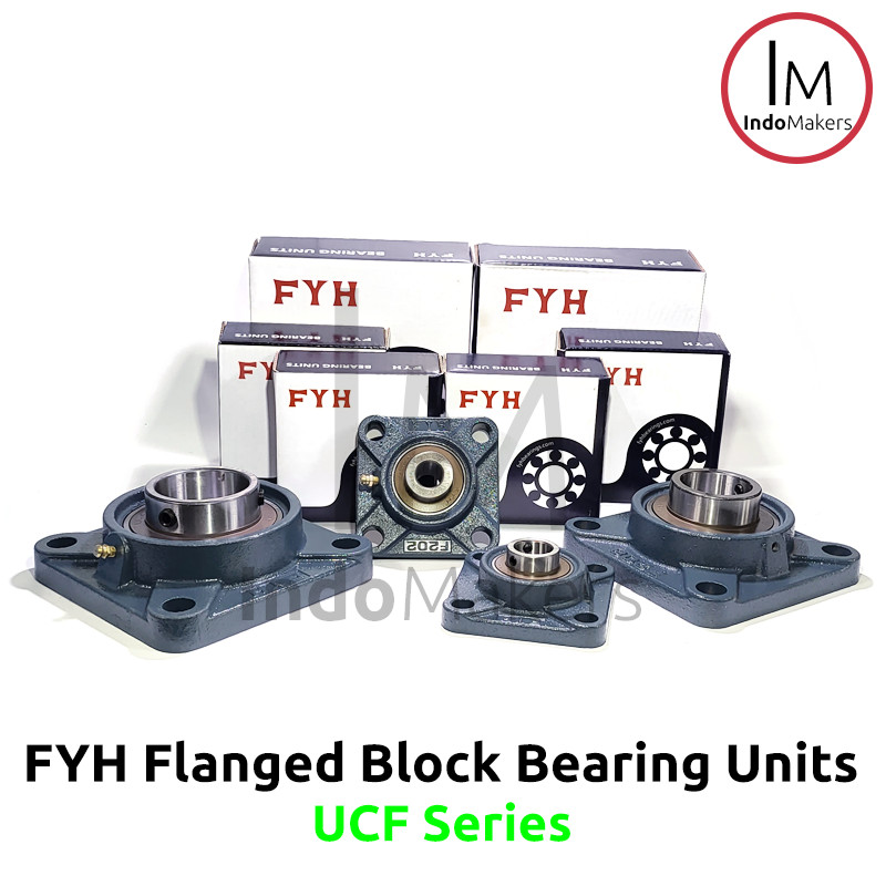 Flanged Block Bearing Unit UCF 207 - As 35mm FYH Japan - Image 2