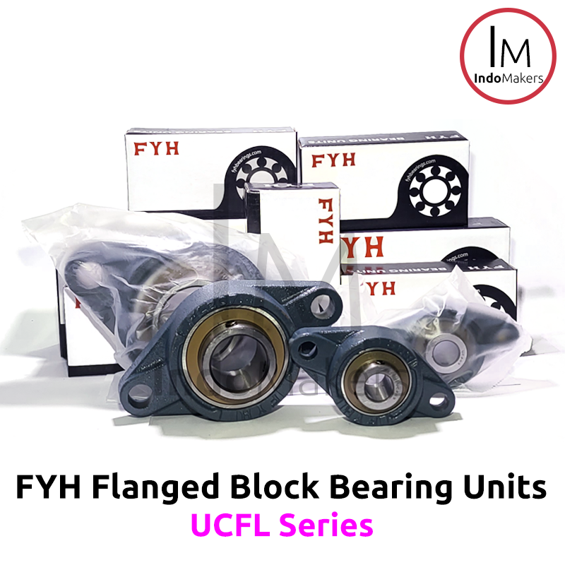 Flanged Block Bearing Unit UCFL 204 - As 20mm FYH Japan - Image 2