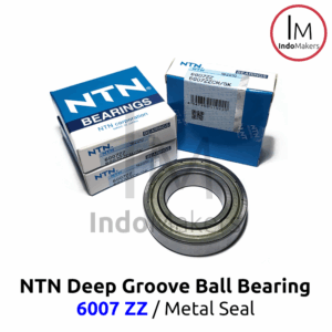 Deep Groove Ball Bearing 6007ZZ Metal Seal - As 35mm NTN Japan