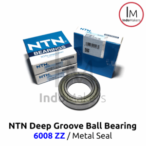 Deep Groove Ball Bearing 6008ZZ Metal Seal - As 40mm NTN Japan