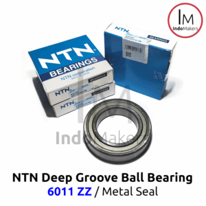 Deep Groove Ball Bearing 6011ZZ Metal Seal - As 55mm NTN Japan