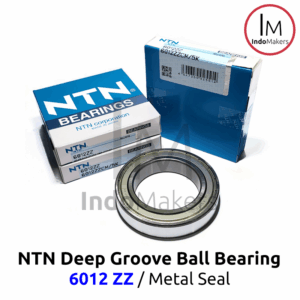 Deep Groove Ball Bearing 6012ZZ Metal Seal - As 60mm NTN Japan