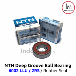 Deep Groove Ball Bearing 6002LLU / 2RS Rubber Seal - As 15mm NTN Japan