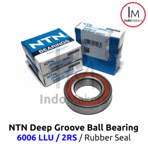 Deep Groove Ball Bearing 6006LLU / 2RS Rubber Seal - As 30mm NTN Japan
