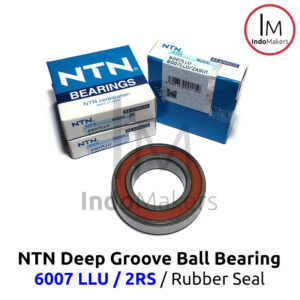 Deep Groove Ball Bearing 6007LLU / 2RS Rubber Seal - As 35mm NTN Japan