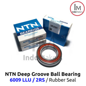 Deep Groove Ball Bearing 6009LLU / 2RS Rubber Seal - As 45mm NTN Japan