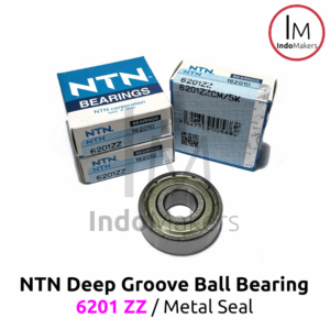 Deep Groove Ball Bearing 6201ZZ Metal Seal - As 12mm NTN Japan