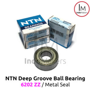Deep Groove Ball Bearing 6202ZZ Metal Seal - As 15mm NTN Japan
