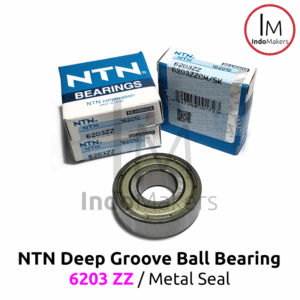 Deep Groove Ball Bearing 6203ZZ Metal Seal - As 17mm NTN Japan