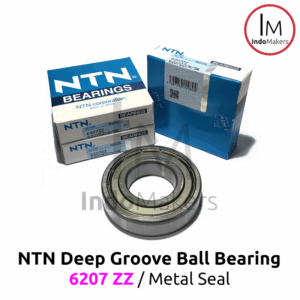 Deep Groove Ball Bearing 6207ZZ Metal Seal - As 35mm NTN Japan
