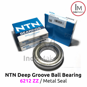 Deep Groove Ball Bearing 6212ZZ Metal Seal - As 60mm NTN Japan