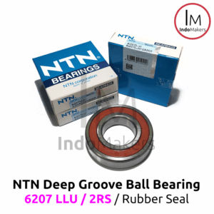 Deep Groove Ball Bearing 6207LLU / 2RS Rubber Seal - As 35mm NTN Japan