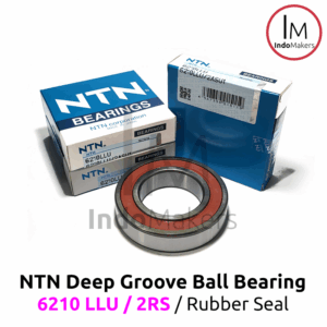 Deep Groove Ball Bearing 6210LLU / 2RS Rubber Seal - As 50mm NTN Japan