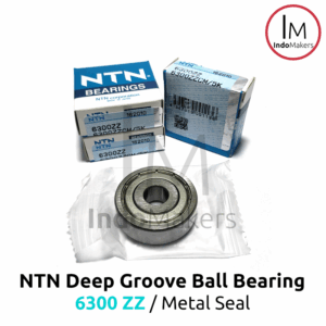 Deep Groove Ball Bearing 6300ZZ Metal Seal - As 10mm NTN Japan