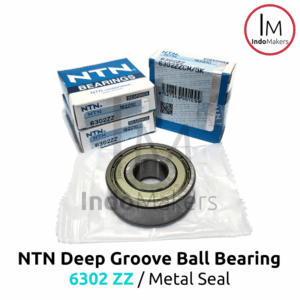 Deep Groove Ball Bearing 6302ZZ Metal Seal - As 15mm NTN Japan