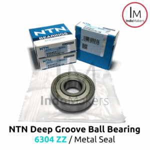 Deep Groove Ball Bearing 6304ZZ Metal Seal - As 20mm NTN Japan
