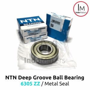 Deep Groove Ball Bearing 6305ZZ Metal Seal - As 25mm NTN Japan