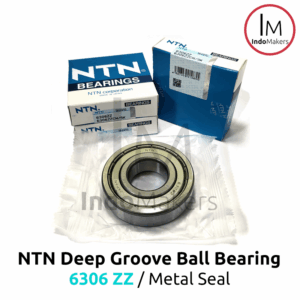 Deep Groove Ball Bearing 6306ZZ Metal Seal - As 30mm NTN Japan