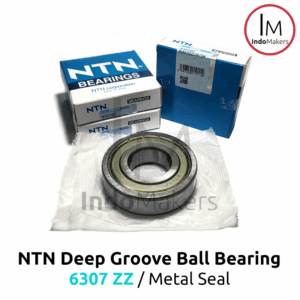 Deep Groove Ball Bearing 6307ZZ Metal Seal - As 35mm NTN Japan