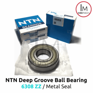 Deep Groove Ball Bearing 6308ZZ Metal Seal - As 40mm NTN Japan