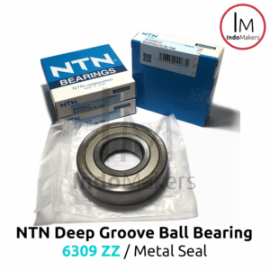 Deep Groove Ball Bearing 6309ZZ Metal Seal - As 45mm NTN Japan