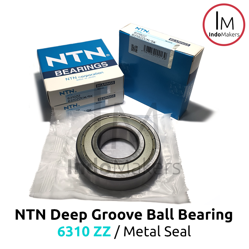 Deep Groove Ball Bearing 6310ZZ Metal Seal - As 50mm NTN Japan