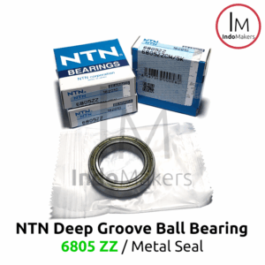 Deep Groove Ball Bearing 6805ZZ Metal Seal - As 25mm NTN Japan