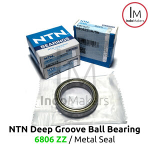 Deep Groove Ball Bearing 6806ZZ Metal Seal - As 30mm NTN Japan