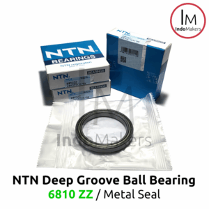 Deep Groove Ball Bearing 6810ZZ Metal Seal - As 50mm NTN Japan
