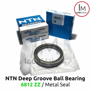 Deep Groove Ball Bearing 6812ZZ Metal Seal - As 60mm NTN Japan